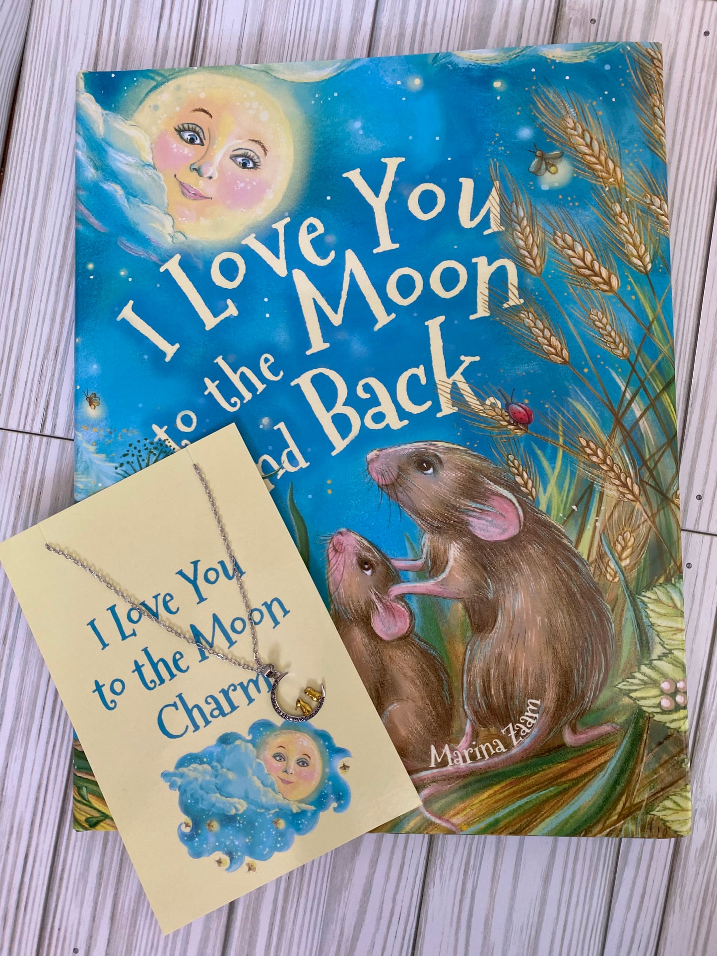 Paperback Book with Necklace